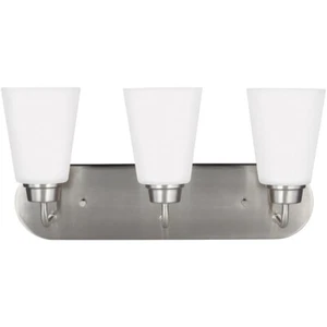 Kerrville Three Light Wall / Bath Brushed Nickel - Picture 1 of 5