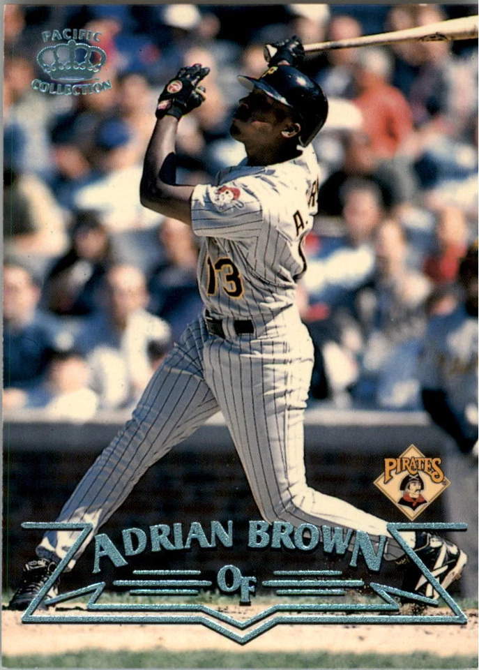 1998 Pacific Platinum Blue #391 Adrian Brown - NM-MT - Image 1 of 1
