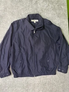 Vintage London Fog Jacket Mens Full Zip Preppy Retro Collared Crop Fit Size L - Picture 1 of 13