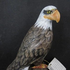 John Madison Carved Bald Eagle Sculpture - Picture 1 of 10
