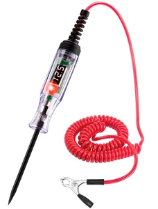 Test Light Automotive 5-90V Digital LED Circuit Tester with Voltage Display, Aut - Picture 1 of 12