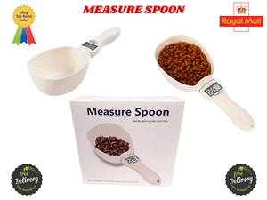Pet Food Measuring Scoop Scale, Digital Dog Food Measuring Cup in Grams, Cat Dog - Picture 1 of 4
