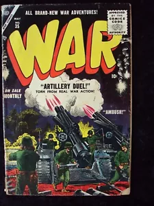 WAR COMICS #35 1955 ATLAS GOLDEN AGE COMIC BOOK - Picture 1 of 4