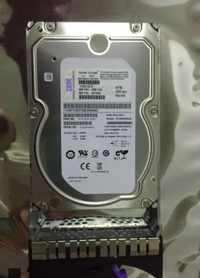 IBM 01EJ581 01DE341 01EJ735 01EJ855 4TB SAS 3.5'' 12Gbs V3700 V2 Hard Drive - Image 1 of 1
