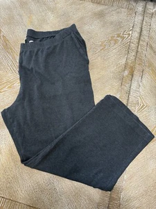 Lands End graue Überziehhose Gr. 2X (20W-22W) elastischer Bund 40” Schrittlänge 26” Baumwolle - Bild 1 von 7