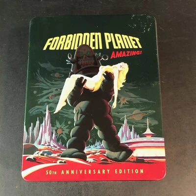 Forbidden Planet 50th Anniversary Edition Tin Box DVD Set 2006 - Complete - Image 1 of 4