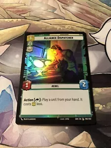 Alliance Dispatcher 093/252 Foil Star Wars Unlimited Spark Of Rebellion SOR - Picture 1 of 2