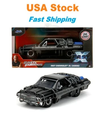 1967 Chevrolet El Camino Caged version w Cannons Fast & Furious X Jada 5'', 1:32 - Image 1 of 4