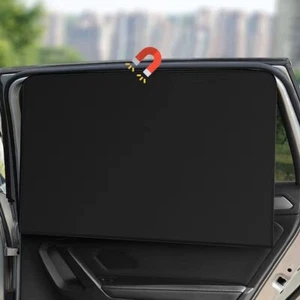 Car Side Window Sun Shades, 4 PCS Window Sunshades Privacy Curtains, 100% Blo... - Picture 1 of 6