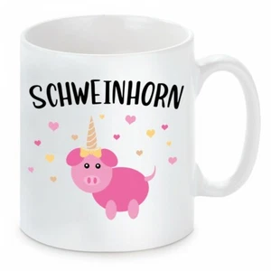 Herzbotschaft® Tasse mit Motiv: Schweinhorn - Bild 1 von 1