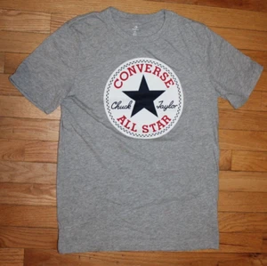 Converse T-Shirt Youth Unisex X Large(13-15 YRS) Gray (Black White & Red) - Picture 1 of 5