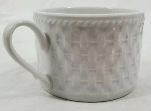  Oneida "Casual Settings" Creme Kaffeetasse im Korbgeflecht-Design - 002 - Bild 1 von 12