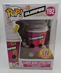 Funko Pop! 7-Eleven Slurpee (Block Letters Cup) #192 Exclusive - Picture 1 of 5
