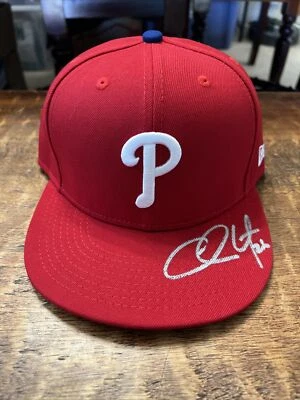 Chase Utley Signed Philadelphia Phillies Hat JSA Coa Autographed - Image 1 of 4
