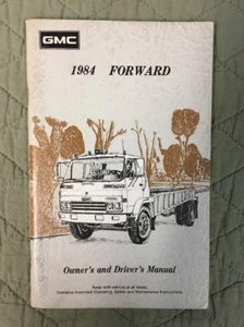 84 1984 GMC FORWARD OWNERS & DRIVERS MANUAL GUIDE FREE SHIPPING BOOK SMOKE FREE - Imagen 1 de 3