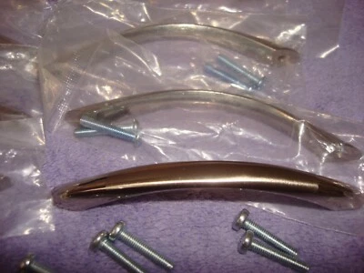 Chrom Möbelgriffe Schrankgriffe 9,6 mm Bogenform *NEU* insg.  10 Stk  verfügbar - Bild 1 von 4