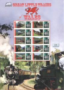 BC-199 2009 Great Little Trains Of Wales Business Smilers Sheet - Picture 1 of 1