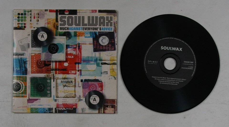 Soulwax Much Against Everyone's Advice GER Adv Cardcover CD 2000 Snippet CD - Bild 1 von 1