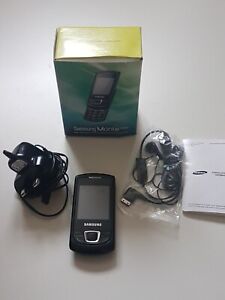 Samsung Monte GT- E2550 Slider - black (Unlocked) Mobile Phone Boxed