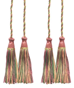 Vorhang Raffhalter, Stil # CDCT, Farbe # 501 - Rosengarten Rosa [2er Set] - Bild 1 von 1