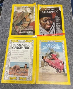 1960, 1967, 1968, 1971 National Geographic Magazines - 1/60, 1/67, 9/68, 10/71 - Picture 1 of 1