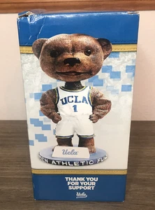 John Wooden Athletic Fund UCLA Bruins Basketball Bear #1 Bobblehead New In Box - Picture 1 of 4