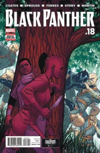 Cubierta Brian Stelfreeze Black Panther (2016) #18 en estado bastante bueno/casi nuevo - Imagen 1 de 1