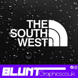THE SOUTH WEST Aufkleber Sticker Sinyl Auto Van Fenster Stoßstange JDM DUB EURO - Bild 1 von 3