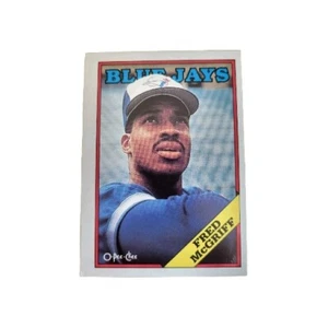 1988 O-Pee-Chee #395 Fred McGriff Toronto Blue Jays Baseball Card ERROR! (S - Picture 1 of 4