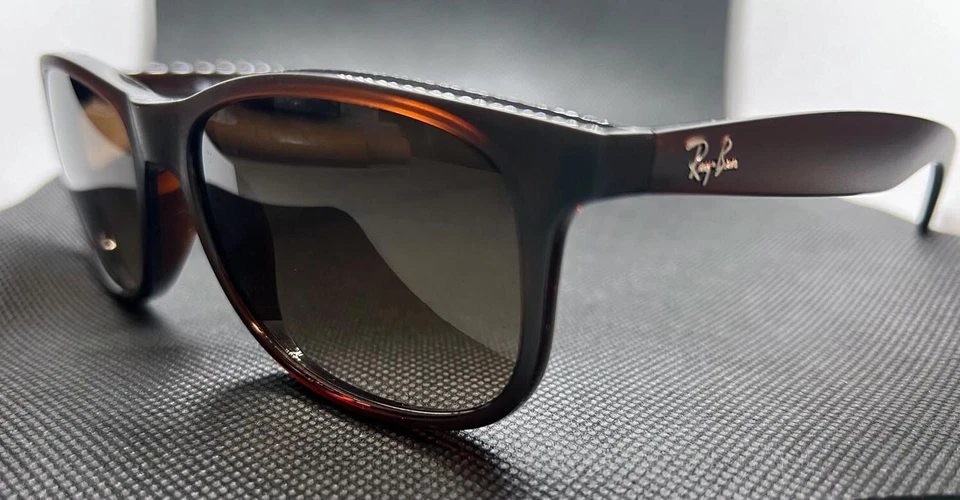 Ray-Ban Andy Brown Gradient Sunglasses Rb4202 607313 55