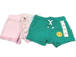 Cat & Jack Girls Summer Shorts- 2 pack- 4T NWT - Picture 1 of 5