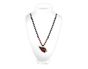 NFL Rico Industries Team Logo Mardi Gras Style Beads, Arizona Cardinals - Picture 1 of 3