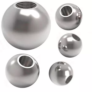 Edelstahl Stahlkugeln Mit Halbgewinde Kugellager Ø 5mm-60mm,M3 M4 M6 M8 Gewinde - Bild 1 von 4