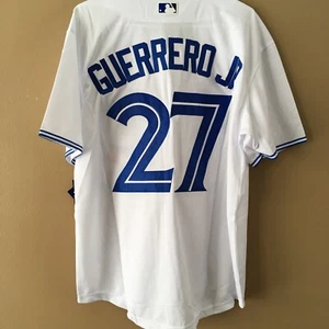 Vladimir Guerrero Jersey # 27 Toronto Blue Jays Baseball Adult Large 1 Day Ship - Picture 1 of 7
