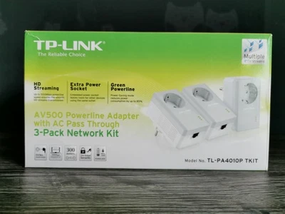 TP-Link Powerline Adapter TL-PA4010P TKIT, 3x AV500 - Bild 1 von 4
