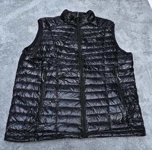 Mountain Hardwear 800 Gänsedaunen Steppweste Jacke schwarz glänzend Gr. XL - Bild 1 von 11