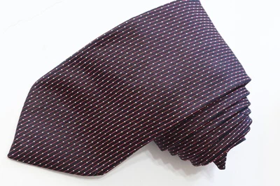 Gravata masculina de seda azul Burberry London W:3 3/4" POR L:60" - Imagem 1 de 4