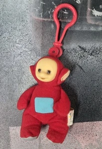 Vintage 1999 Teletubbies PO Red Clip on Backpack  - Picture 1 of 3
