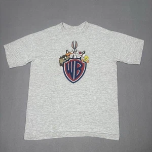 Vintage 90s Warner Bros Acme Kids Looney Tunes Bugs T-shirt Size L Made USA - Picture 1 of 14