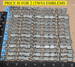 (2) CADILLAC TOURING COUPE CIRCA '93 DOOR EMBLEMS 03530956 (6293) - Picture 1 of 12