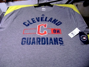 Camiseta Cleveland Guardians Gris HOMBRE Talla 2XL o MUJER 3XL NUEVA MAJESTUOSA - Imagen 1 de 3