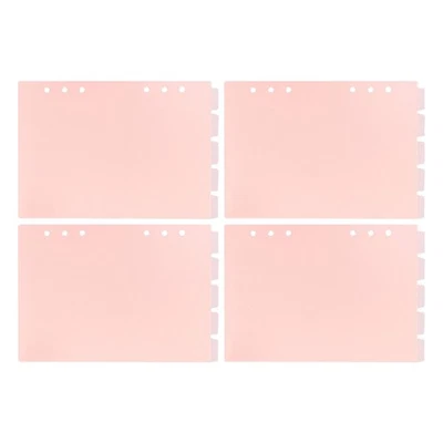  20Sheet Binder Dividers for 6 Ring Binder - Tab Sturdy Paper Cards A5 Index Tab - Image 1 of 4