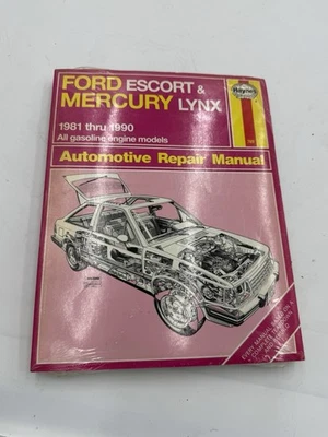 🌟Haynes 789 Ford Escort Mercury Lynx 1981 a 1990 manual de reparación nuevo sellado🌟 Foto 1 de 4