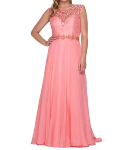 Mac Duggal Chiffon A-Linie Kleid - Übergröße 14W - Bild 1 von 1