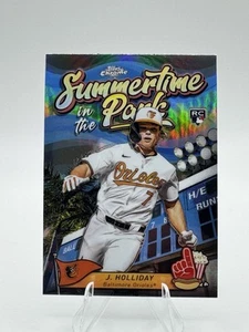 2024 Topps Chrome - Summertime in the Park Jackson Holliday #SITP-8 (RC) - Bild 1 von 2
