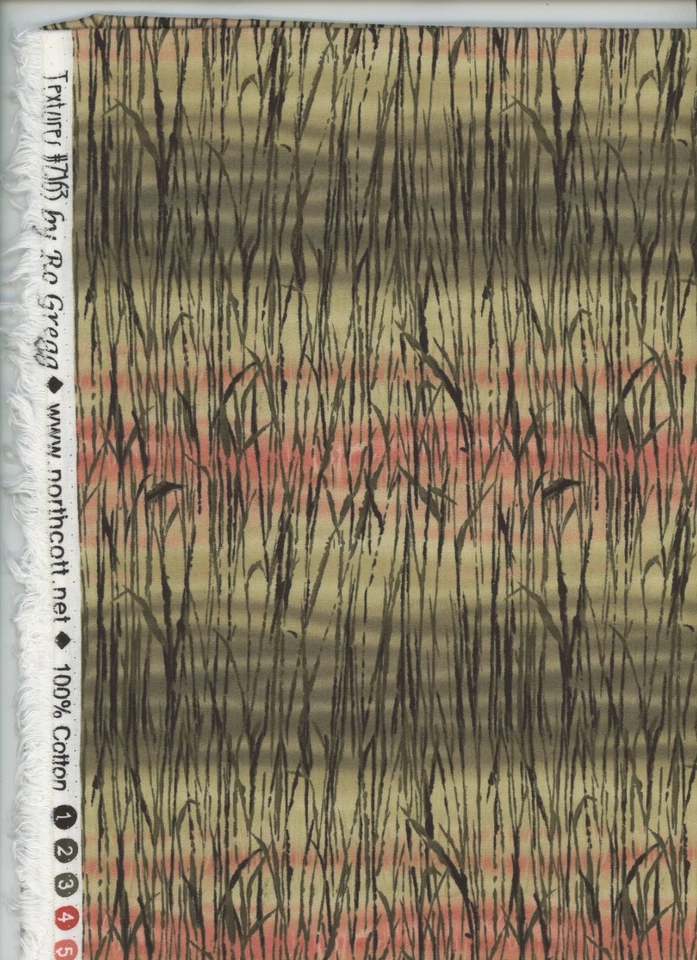 Textures by Ro Gregg Northcott #2163 Grassland Cotton Fabric 1 2/3 Yards - Image 1 of 1