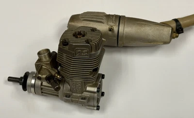 OS 55 .55 AX Two 2 Stroke Nitro RC Airplane Engine With Muffler 55AX OSMG0557 - Image 1 of 3