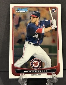 Bryce Harper 2012 Bowman Chrome RC C #214 Washington Nationals - Picture 1 of 2