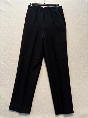 NWOT DONNKENNY WOMENS PANTS SIZE 12 BLACK 2 Pockets Pull On Stretch Waist - Image 1 of 4