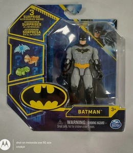 DC Comics Batman 4-inch Action Figure with 3 Mystery Accessories, Sealed - Picture 1 of 4
